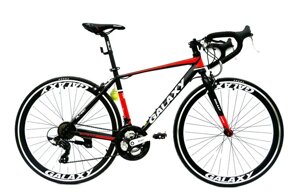 Шосейний велосипед велосипедист галаксі 26 "рама 17" чорний і червоний 0669BR