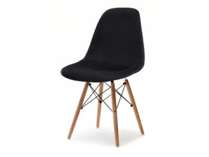 Скандинавський стілець mpc дерев'яний велюр, на букових ніжках