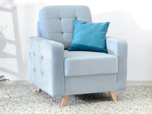 Скандинавське крісло для вітальні aura blue