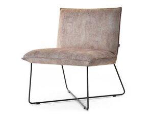 Сучасне крісло paco platinum velvet на чорному металевому каркасі для вітальні кафе