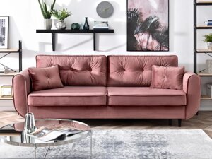Сучасний glamour blink powder рожевий оксамитовий диван із контейнером