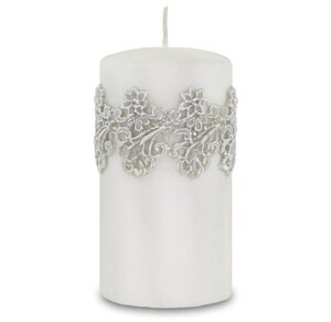 Свічка White Venezia, циліндр, середній розмір 109761