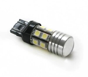 Світлодіодна автомобільна лампочка T20 W21/5W 5W Cree + 12 SMD 5050