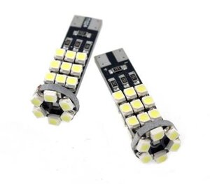 Світлодіодна автомобільна лампочка W5W T10 24 SMD 1210 CAN BUS 2