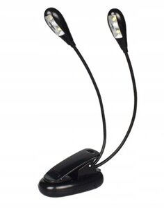 Світлодіодна настільна лампа usb із затискачем для читання ZD33