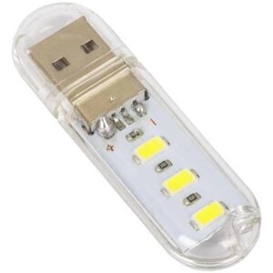 USB LED-лампа В Powerbanka, ноутбук USB Stick Light 5V 3 SMD