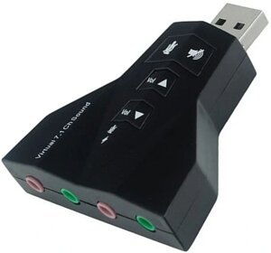 USB віртуальна 7.1-канальна музична звукова карта AK103D