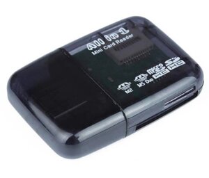 Пристрій читання карт пам'яті (картридер) CR-026 Universal USB -карт зчитувача карт в одному