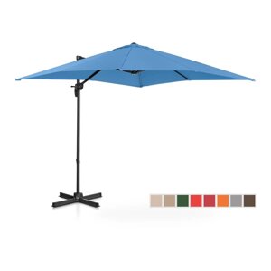 Сад висить - обертання - 250 x 250 см - синій Uniprodo EX10250108 садові парасольки