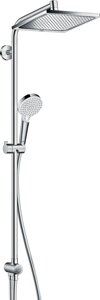 Душова система hansgrohe crometta е 2401jet showerpipe reno ecosmart (27289000)