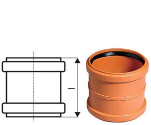 Муфта насувна 110мм Ostendorf (220500)