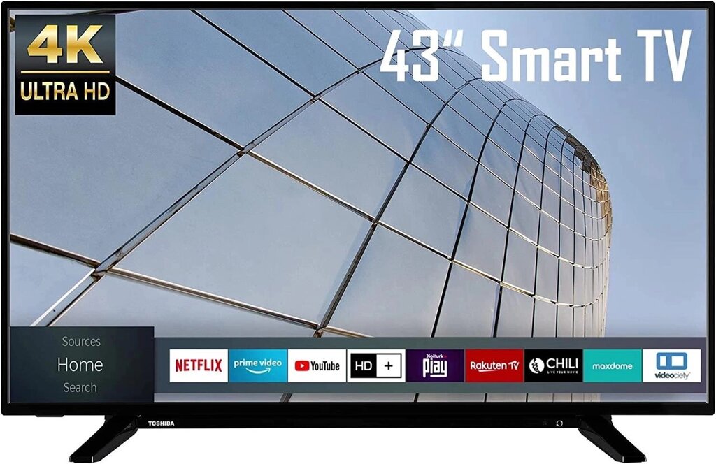 43 Дюймов телевізор Toshiba 43UL2163DG ( IPS HDR Smart TV 4K ) від компанії 4-K - фото 1