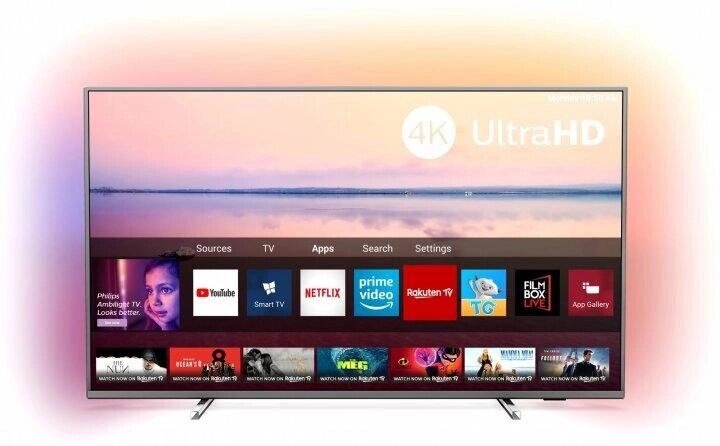 55 дюймів телевізор Philips 55PUS6754 12 (IPS 4K 60 Гц Smart TV) від компанії 4-K - фото 1