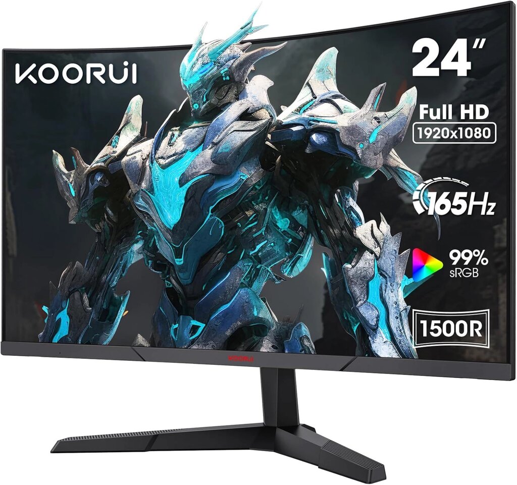 Монітор 24 дюйми Koorui 24E6CA (Full HD 165Hz 1ms) від компанії 4-K - фото 1