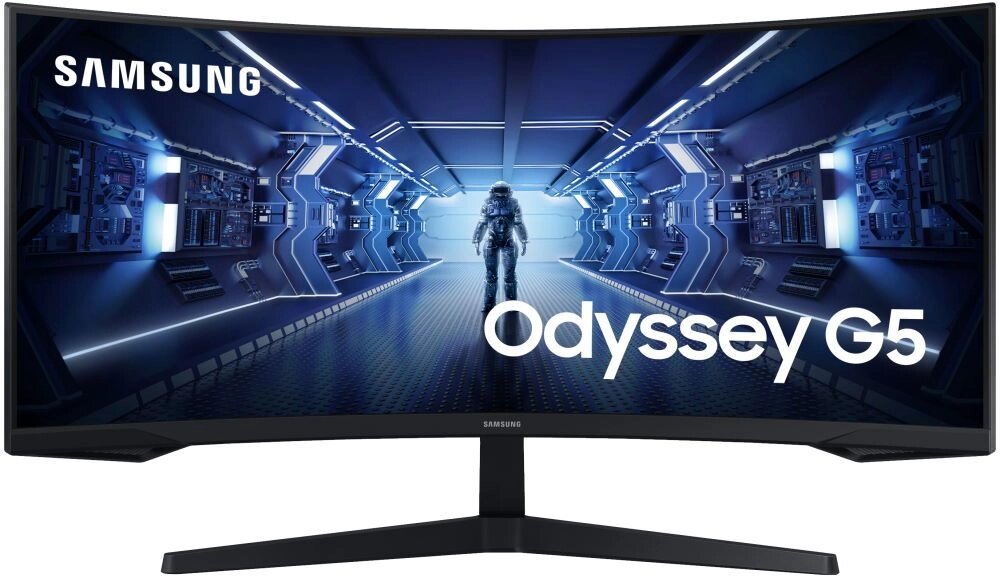 Монітор 34 дюйми Samsung Odyssey G55T (LC34G55TWWPXEN) від компанії 4-K - фото 1