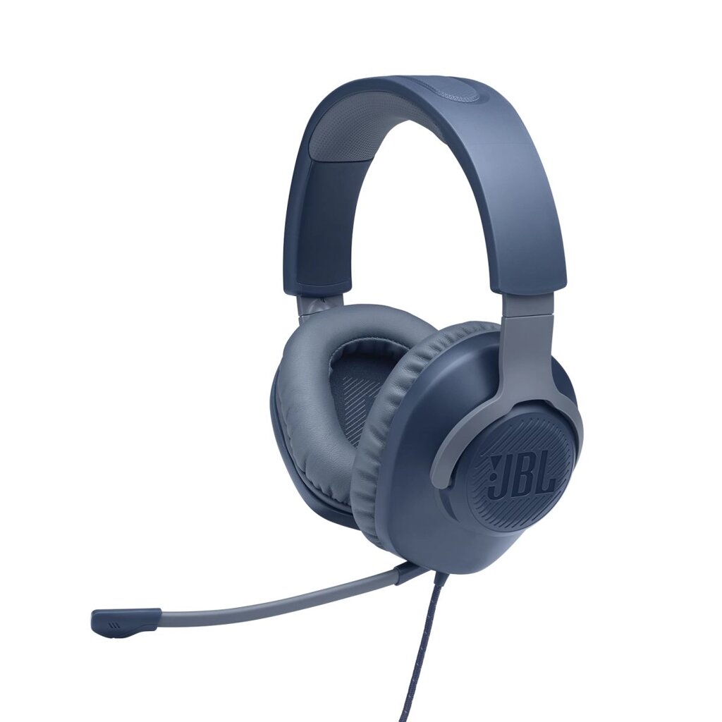 Навушники для геймерів JBL Quantum 100 Blue (JBLQUANTUM100BLU) від компанії 4-K - фото 1