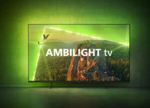 Телевізор 43 дюйми Philips 43PUS8108/12 (4К Smart TV Wi-Fi Bluetooth Ambilight)