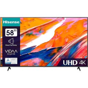 Телевізор 58 дюймів Hisense 58E61KT (4К Smart TV Bluetooth T2/S2 — W24-BU4188)