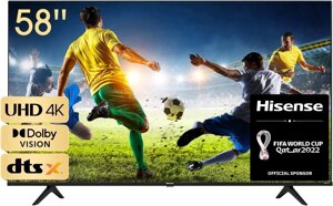 Телевізор 58 дюймів Hisense 58A6GQ (Bluetooth 4K Smart TV HDR)