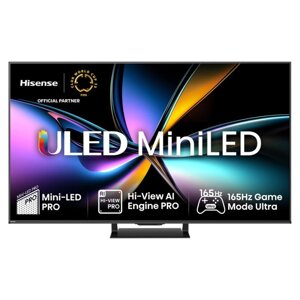 Телевізор 55 дюймів Hisense 55U7QTUC PRO (4K QLED Smart TV 165Hz 50W WI-FI Bluetooth)