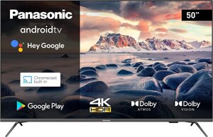 Телевізор 50 дюймів Panasonic TX-50JXW704 ( Wi-Fi Smart TV 4К T2 S2)