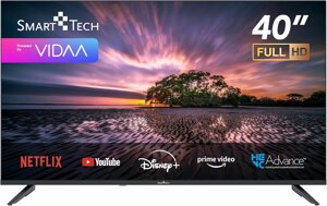 Телевізор 40 дюймів SmartTech 40FV10V1 (Full HD Smart TV Wi-Fi T2/S2 — W24-CE6313)