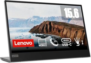 Портативний монітор 15.6 дюймів Lenovo L15 (Full HD IPS 60Hz 6ms)