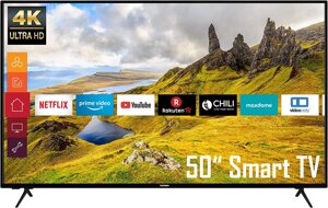 Телевізор 50 дюймів Telefunken XU50K521 (4K Smart TV HDR Wi-Fi — W23-IW8368)