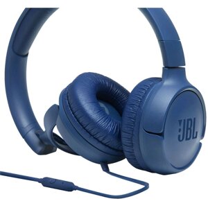 Навушники з мікрофоном JBL Tune 500 Blue (JBLT500BLU)
