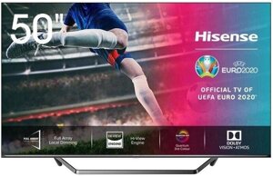 Телевізор 50 дюймів Hisense 50U7QF (QLED 4K Smart TV Bluetooth WiFi — W21-SJ8620)