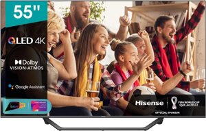 Телевізор 55 дюймів Hisense 55A78GQ QLED (Bluetooth 4K Smart TV HDR)