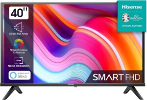 Телевізор 40 дюймів Hisense 40E4KT (VIDAA Smart TV Full HD)