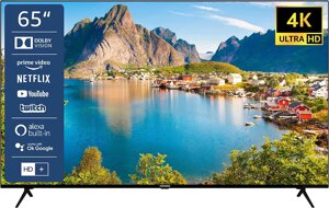 Телевізор 55 дюймів Telefunken D55U660B1CW (Smart TV 4K Ultra HD LED 60 Гц)