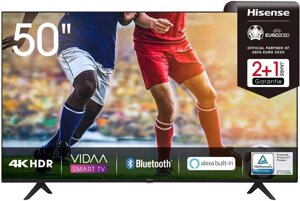 Телевізор Hisense 50AE7000F (Dolby Digital Plus, 1500 PCI, Ultra HD 4K, Smart, Wi-Fi, DVB-T2 S2) — Уцінка