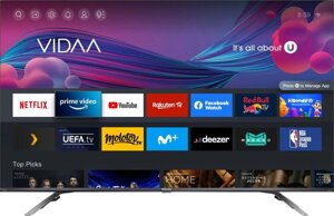 Телевізор 55 дюймів Hisense 55E76GQ (QLED 4K Smart TV Bluetooth — W23-CD3424)