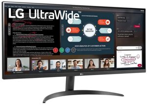 Монітор 34 дюйми LG Electronics 34WP500-B (IPS Ultra Wide 75Гц 5мс)