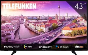 Телевізор 43 дюйми Telefunken 43UG8450 (Smart TV Ultra HD Bluetooth HDR)