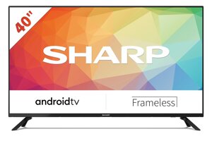 Телевізор 40 дюймів Sharp 40FG6EA (Full HD Android TV Wi-Fi Bluetooth T2/S2 — W23-FX5461)