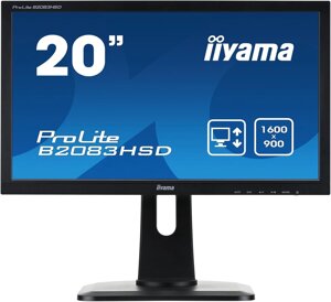 Монітор 20 дюймів iiyama ProLite B2083HSD‑B1 (TN 5 ms VGA/DVI)