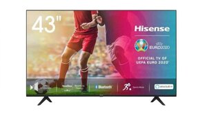 Телевізор 43 дюйми Hisense 43AE7000F (Smart TV DVB-T2 Edge LED 60 Гц)