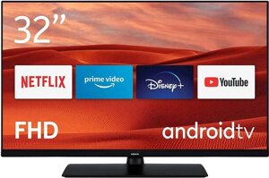 Телевізор 32 дюйми Nokia Smart TV 3200A (Full HD Bluetooth Android TV T2/S2 — W24-DP9716)