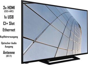 Телевізор 65 дюймів Toshiba 65UK3163DB (Ultra HD Smart TV HDR10)