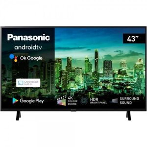 Телевізор 43 дюйми Panasonic TX-43LXW704 (HDR10+ Smart TV 4К Bluetooth)