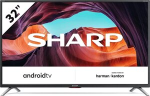 Телевізор SHARP 32BI6EA ( 60 Гц Bluetooth HD Smart TV T2S2 Harman Kardon )