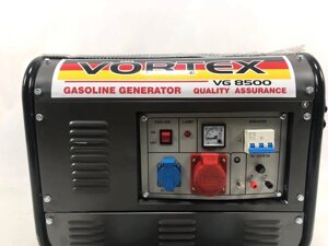 Бензиновий генератор 4кВт VORTEX VG 8500 3-фазний