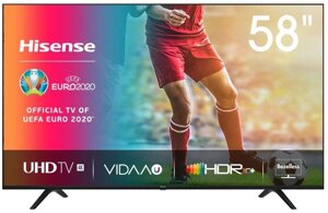 Телевізор 58 дюймів Hisense 58A7100F (4K Smart TV Wi-Fi Bluetooth — LT5035)