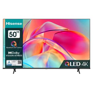 Телевізор 50 дюймів Hisense 50E7KQ (QLED Smart TV 4К T2/S2 Bluetooth)