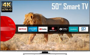 Телевізор 50 дюймів JVC LT-50VU8055 (Smart TV 4К Bluetooth HDR)