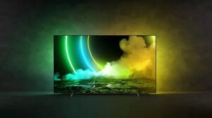 Телевізор 65 дюймів Philips 65OLED705 ( OLED 120Гц HDR10+ 50-Watt Android Bluetooth )