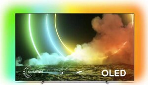 Телевізор 55 дюймів Philips 55OLED706 ( HDR10+ 4K OLED 120 Гц Android Bluetooth )